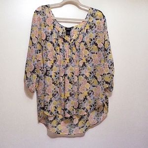 Sheer floral Torrid top